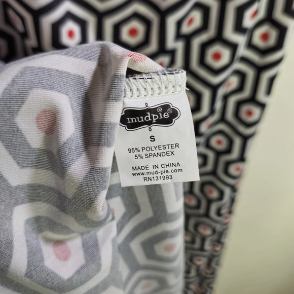 Mud Pie Leighton Maxi 3 Way Dress Geometric Design Size Small NWT - Picture 9 of 9